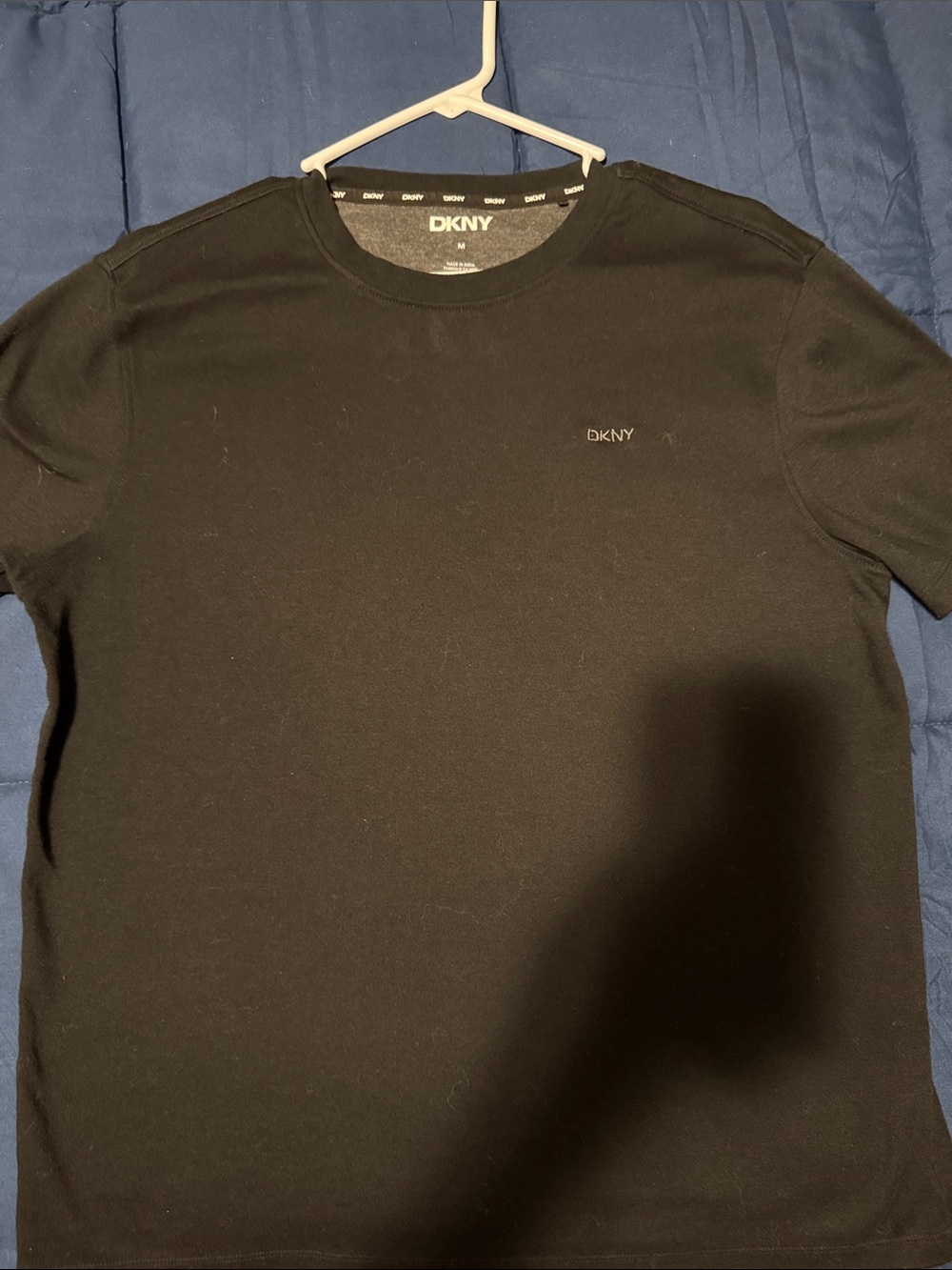 DKNY Men’s Black Short-Sleeve Crewneck Tee